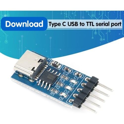 Type C USB to TTL serial port ch340n module upgrade MCU download brush line