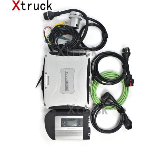 V2021 MB STAR C4+DOIP FUNCTION MB SD C4 Doip VCI c4 wifi /Xentry/DSA/DTS/wis+Toughbook T430 Laptop mb car truck diagnostic tool