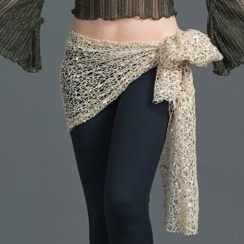 Belly Dance Hip Scarf Female Hot Sale Sequined Waist Chain Tribal Dance Costume Wrap Belt Fashion Indian Dancing Accessories