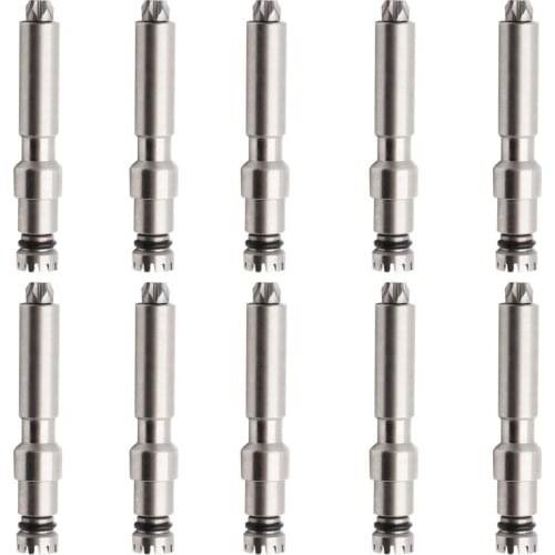 10 pcs Drive/Shaft Fit Dental Low Speed Handpiece 20:1 Reduction Implant Surgery Contra Angle Handpiece
