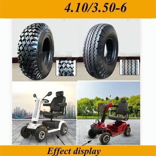 4.10/3.50-6 Inner and Outer Tires for Electric Vehicles scooters trolleys 410/350-6 Replacement Tyre Accessories