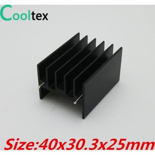 5pcs/lot 40x30.3x25mm TO220 TO-220 heatsink heat sink radiator for L298N LM7805