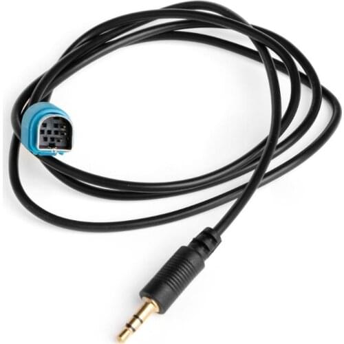 50pcs Brand New For Alpine AUX 3.5mm Jack Input Converster Cable Adaptor KCE-236B For MP3