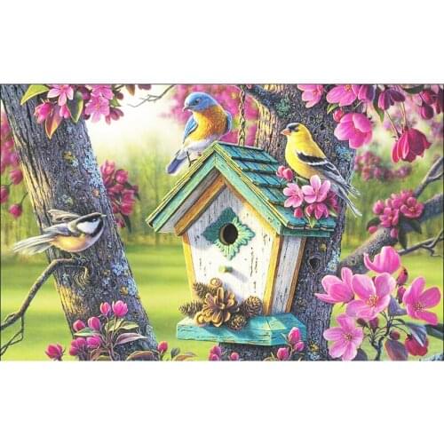 Full 5D DIY Diamond Painting,Special Daimond accessories,bird house Diamond Embroidery,Rhinestone,5D Diamond Mosaic,Decor