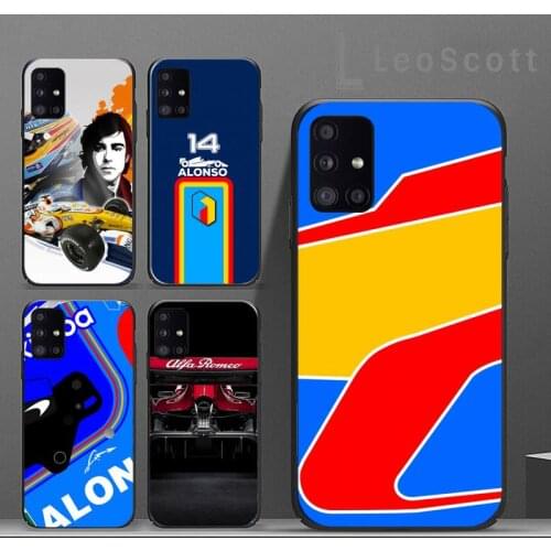 Fernando Alonso Phone Case For Samsung A32 A51 A52 A71 A50 A12 A21S S10 S20 S21 Plus Fe Ultra