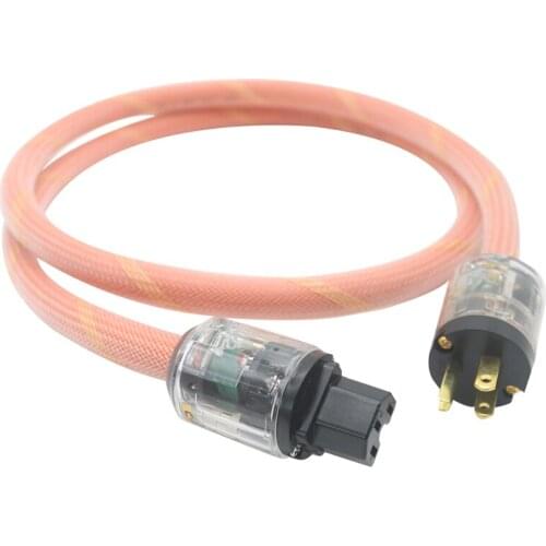 One Linn K800 5N OCC AC Power Cord Cable, US Power Plug Cable,amplifier power supply cable, DIY