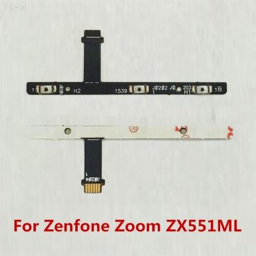 Side Key Button For Asus Zenfone Zoom ZX550 ZX551ML Volume Power On Off Button Flex Cable