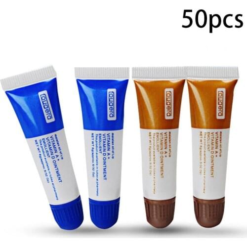 50 pcs/lot A&D Anti Tattoo Scar Tattoo Aftercare Cream Care Lotion Anti Scar Vitamin Ointment Repair Gel Nursing Ointment 8g/pcs