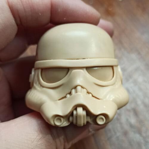 Hot Sales 1/6th Male Elite Special Troops Head Sculpture Unpainted White Color For 12inch DIY Figures Collectable