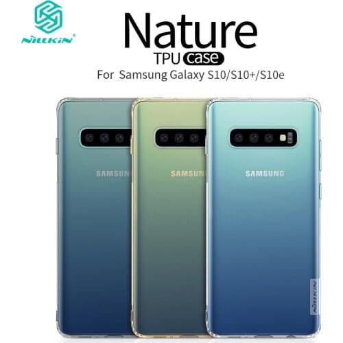 Nillkin Soft TPU Case For Samsung Galaxy S10 / S10+ / S10e Case Original Thin Transparent Protective Cover 6.1" / 6.4" / 5.8"