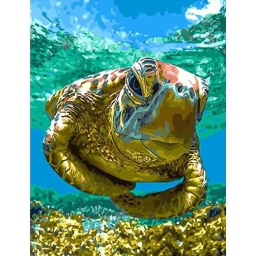 Animals Dog Oil Painting By Numbers For Adults Paints By Number Canvas Painting Kits 50x40cm DIY Gift Home Decor