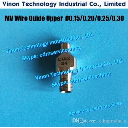 X052B627G65 d=0.155mm MV Upper Wire Guide MV136 for Mitsubishi MV1200,MV2400. X052-B627-G65, DEG25A, DEG2500 Upper Die Guide