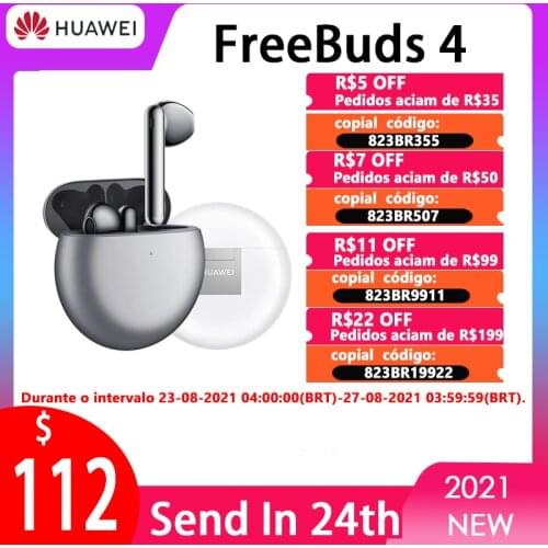 Huawei Freebuds 4 Earphone TWS Dynamic ANC Bluetooth 5.2 Headset Active Noise Cancellation For HUAWEI Mate X2 40 Pro P40 Pro