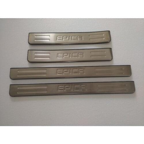 Stainless steel Scuff Plate/Door Sill Door Sills Pedal Protector For 2007 2008 2009 2010 2011 2012 2013 Chevrolet EPICA