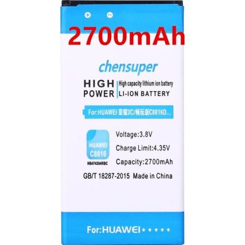 NEW HB474284RBC Battery for Huawei C8816 C8816D C8817L G615 G620 Replacement batteries