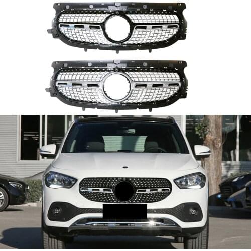 Car Front Racing Billet Bumper Grille Upper Facelift Grill For Mercedes-Benz H247 GLA Class 2021 General Version Diamond