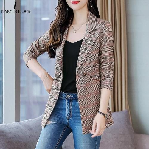 PinkyIsBlack Women's Tweed Blazers