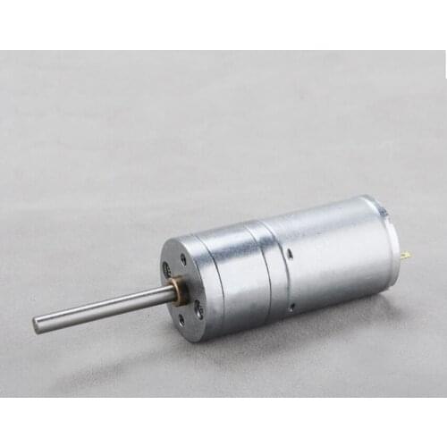DIY DC Gear Motor 6V 220rpm, 370 Reducer Motor for Smart Car Model, D Shaft Length 35mm, Diameter 4mm, Reduction Ratio 1: 45