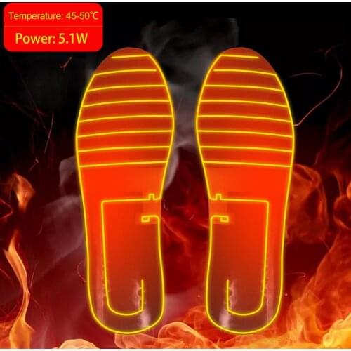 Scarf Electric Heating Insole Heating Membrane Insole For Camping Hiking Winter Fishing Foot Warm Insole Heating Sheet