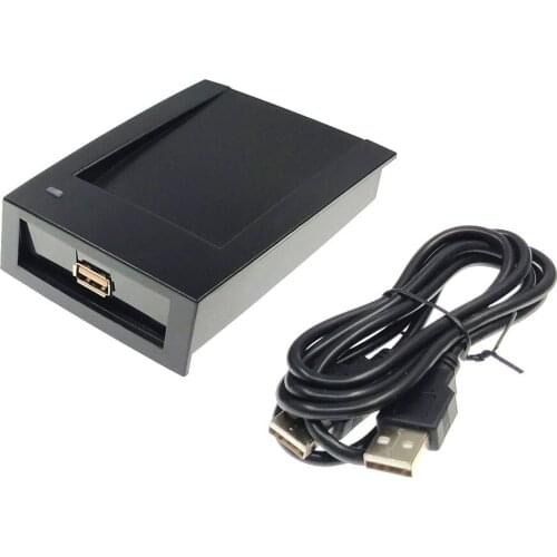 RFID smart reader USB desk-top reader EM card 125K reader can be output in various formats 8/10digit Hexadecimal etc by software