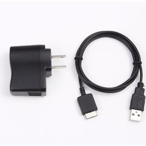 USB AC/DC Power Charger Adapter +Cord Cable For Sony Walkman NWZ-E584 MP3 Player