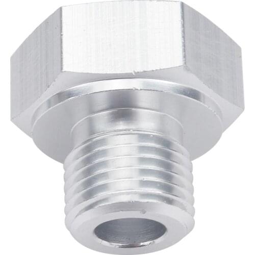 1pc Aluminum Alloy Oil Pressure Sensor Adapter Thread Heads Connector For LS Engine Swap Male M16x1.5 To Female 1/8 NPT