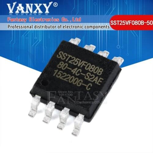10pcs SST25VF080B-50-4C-S2AF SOP-8 SST25VF080B SST SOP8 SST25VF080B 50-4C-S2AF SOP ST25VF080B