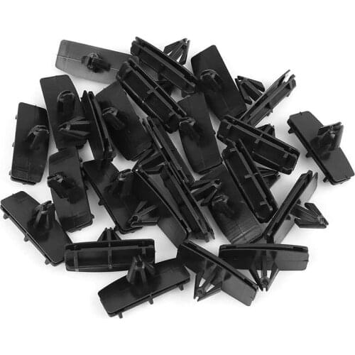 100Pcs Fender Panel Flare Moulding Clips 68039280-AA for Jeep Wrangler JK 07-15 Nylon Fastener Clip Rivets Automobile