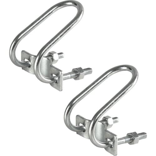 2pcs Outdoor Patio Umbrella Holder U-Shaped Adjustable Stall Sunshade Holder Fixation Clip Diner Umbrella Clamp