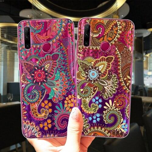 3D Relief Flower Sexy Floral Clear Soft Silicone Phone Case Cover For Huawei Honor 10i 20i 30i 9 10 20 30 Lite Pro 9X 8X 8C