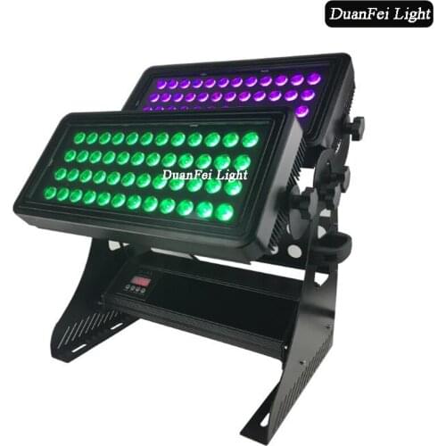 8pieces 96x10w quad in1 rgbw spot led lyre dmx rgbw wall washer led light outdoor wall wash light led ip65