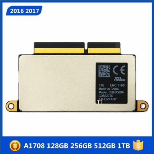 A1708 1TB 512GB 256GB 128GB SSD for MacBook Pro Retina 13" Solid State Disk 2016 2017 656-0066A 656-0072A 656-0067A MLL42 MPXQ2
