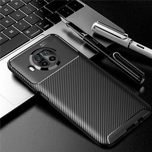 Carbon Fiber Case For Xiaomi Mi 10i Case Mi 11 10T Pro Lite Cover Soft Protective Back Phone Bumper For Xiaomi Mi 10i 5G Funda