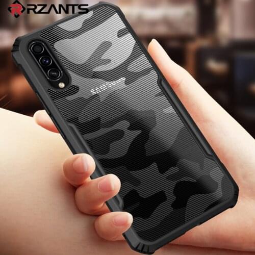 Rzants For Samsung Galaxy A50 A50S A30S M10S Case Hard [Camouflage Beetle] Shockproof Slim Crystal Clear Cover Casing