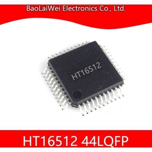 5pcs HT16512 44LQFP chip Electronic Components Integrated Circuits Active Components 1/4 to 1/11 Duty VFD Controller