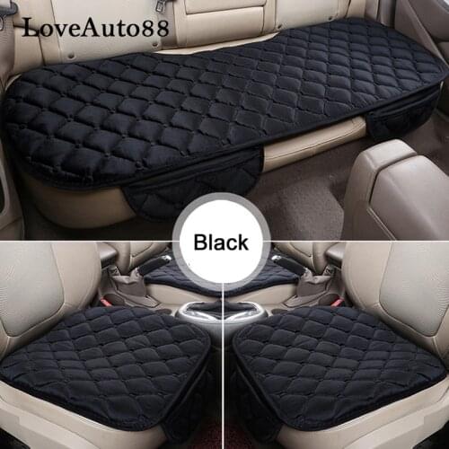 For Renault Captur Renault CLIO IV clio 4 Car Seat Cushion Winter Warm Seat Pads Protector pads Seat Covers 3pcs