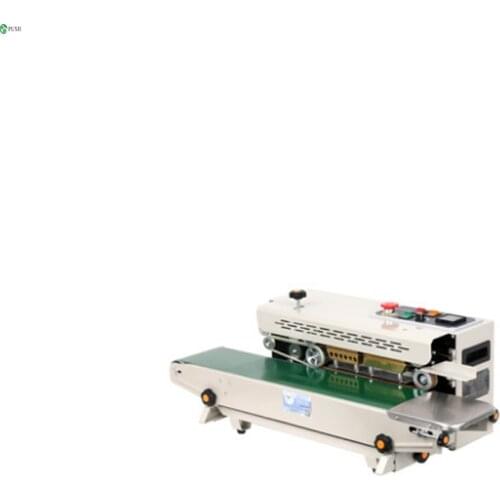 FR-880 Continuous Automatic film sealing machine aluminum foil bag edge sealer food packaging machine 220V