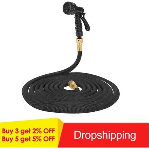 Flexible Garden Hose Expandable Water Hose Pipe Watering Spray Gun Set Car Watering Hose with Spray Gun Watering Kit