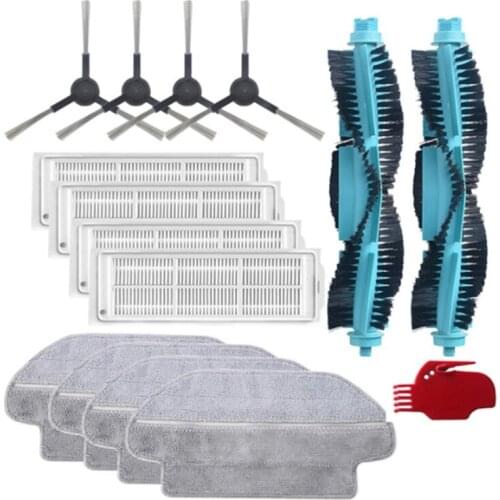 HOT!-Main Brush Filter Side Brush for Xiaomi Viomi SE V2 V2 PRO V-RVCLM21B V3 Robot Vacuum Cleaner Accessories