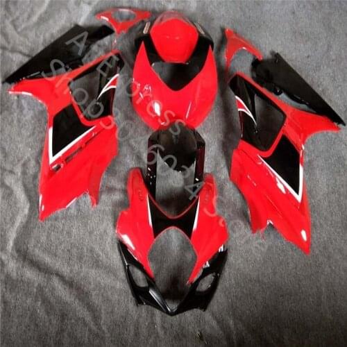 Injection fairings for GSXR1000 07 08 RED BLACK GSX-R1000 2007 2008 ABS GSXR 1000 SUZUKI K7 K8 Fairing kit