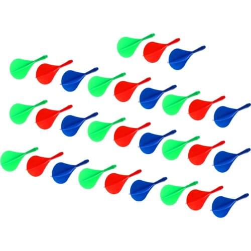 30 Pieces Darts Tails Connecting Rod Tail Darts Shaft Combo