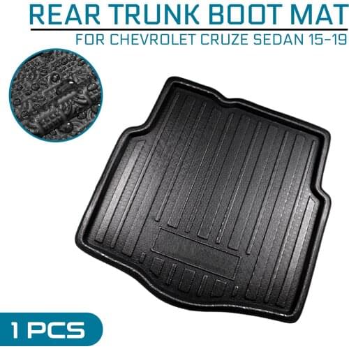 Carpet Car Floor Mat Rear Trunk Anti-mud Cover For Chevrolet CRUZE Sedan 2015 2016 2017 2018 2019