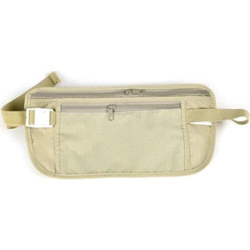Invisible Travel Waist Packs Pouch for Passport Money Belt Bag Hidden Security Wallet Gift Travel Bag Chest Pack Money Waist Bag