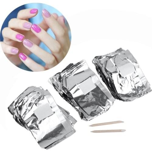 Approximately 100pcs Manufacturers Nail Gel Removable Foil Cotton Manicure Resurrection Supplies