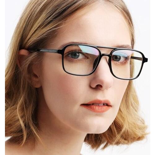 Transparent Glasses Frame Women Retro Full Rim Square Eyeglasses Men Clear Optical Prescription Eyewear Spectacle Frames Oculos