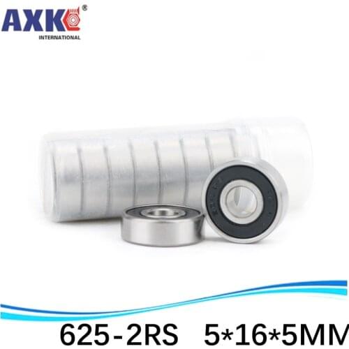 Factory direct sale 625-2RS 5*16*5 mm Double rubber seals deep groove ball bearing 625 2RS / 625RS