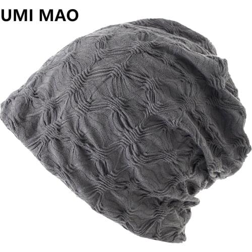UMI MAO Korean Pile Hat Summer Japanese Black Baotou Hat Thin Cold Female Net Red Big Head Circumference Male Confinement Y2K