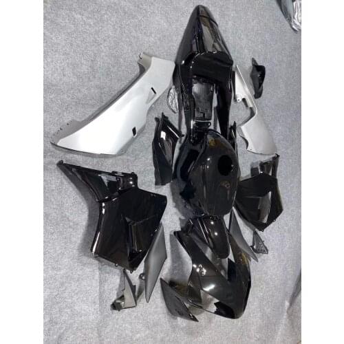 WHSC ABS INJECTION MODEL MOTORCYCLE Plastic Painted With Gloss Black Silver Color Full Fairings Kit For HONDA CBR600rr 2003 2004