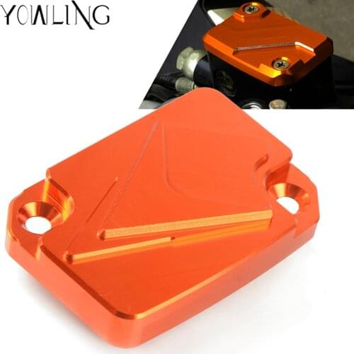 Wiith logo Motorcycle Front Brake Fluid Reservoir Cover Cap For 125 200 390 690 RC 200 390 690 R SMC SMR
