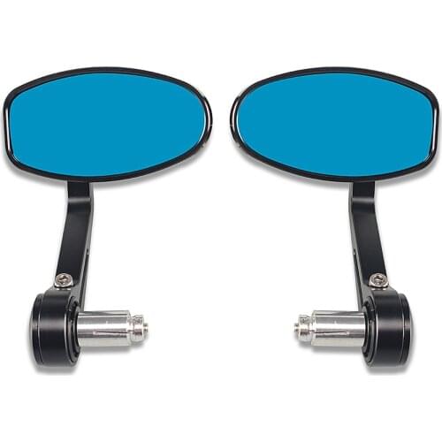 Motorcycle Handlebar Rearview Mirror Bar End Mirrors 7/8" Handle for Honda Suzuki Kawasaki Scooters Aprilia For BMW Yamaha